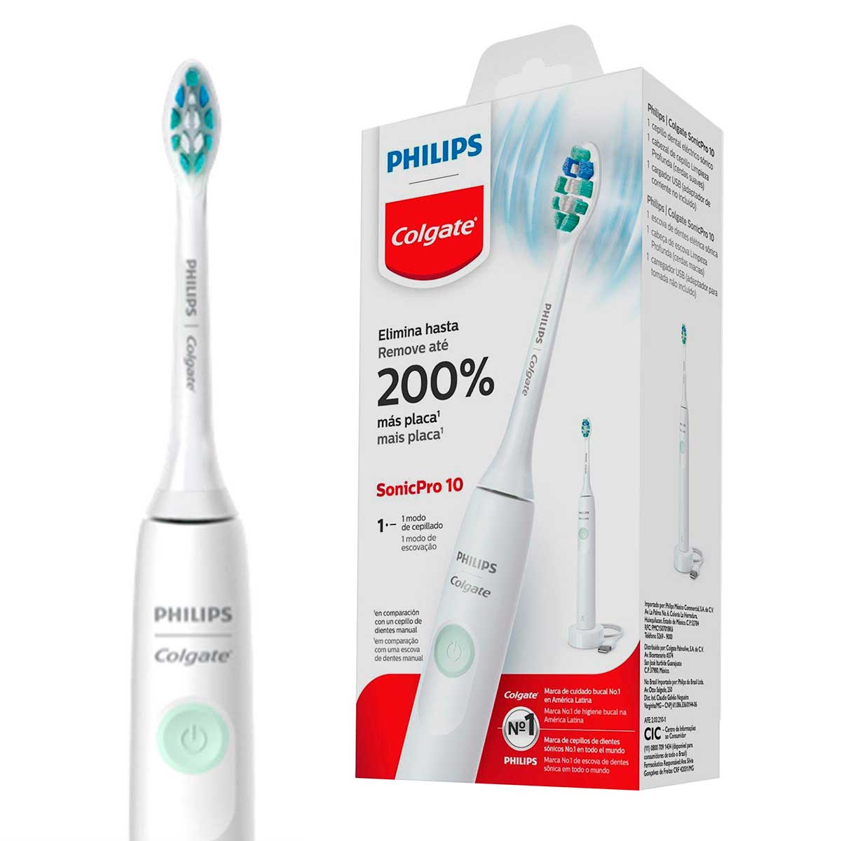 Escova de dente Elétrica Philips Colgate SonicPro 10