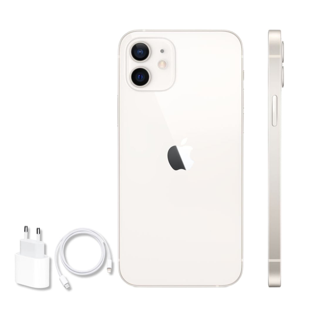 iPhone 12 Apple 128GB Branco Tela 6,1 12MP iOS (Vitrine )