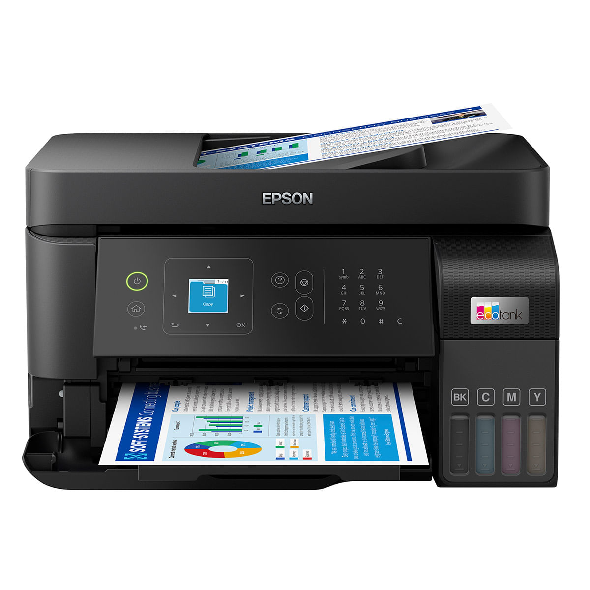 Impressora Multifuncional Epson EcoTank L5590 Jato de tinta Wi-fi USB Bivolt