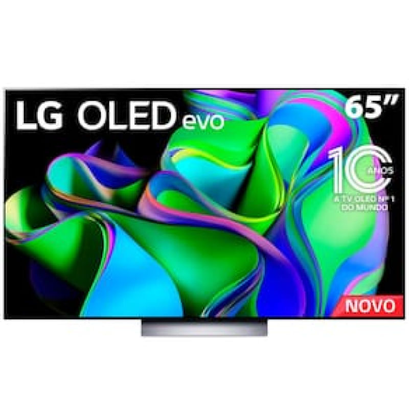 Smart TV 65" 4K LG Evo 120Hz G-Sync FreeSync Bluetooth ThinQ AI Alexa Google 4 HDMIs OLED65C3PSA