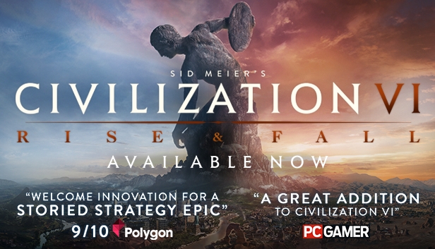 Jogo Sid Meiers Civilization VI: Rise and Fall - PC Steam