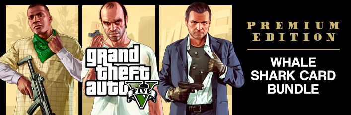 Grand Theft Auto V: Edição Premium & Pacote Tubarão-Baleia no Steam