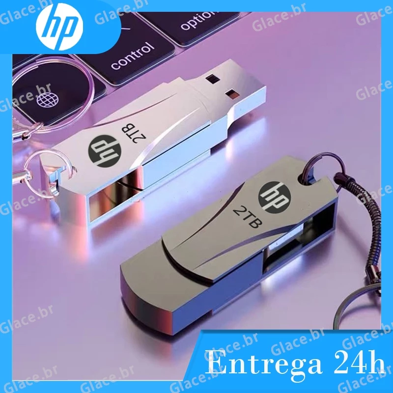 HP 2TB USB 2.0 de metal pen drive