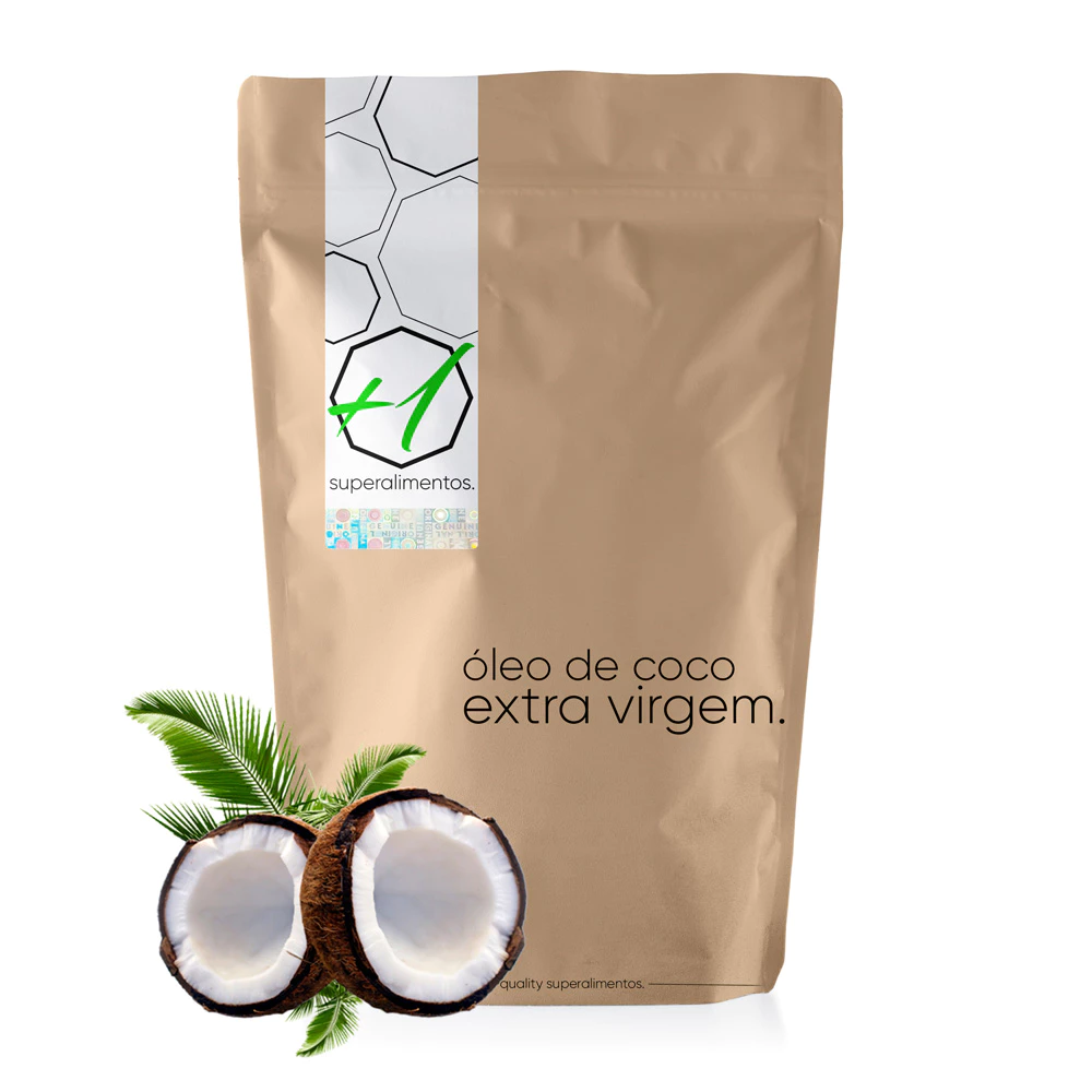 Óleo De Coco Extra Virgem Premium 500ml refil +1 Superalimentos