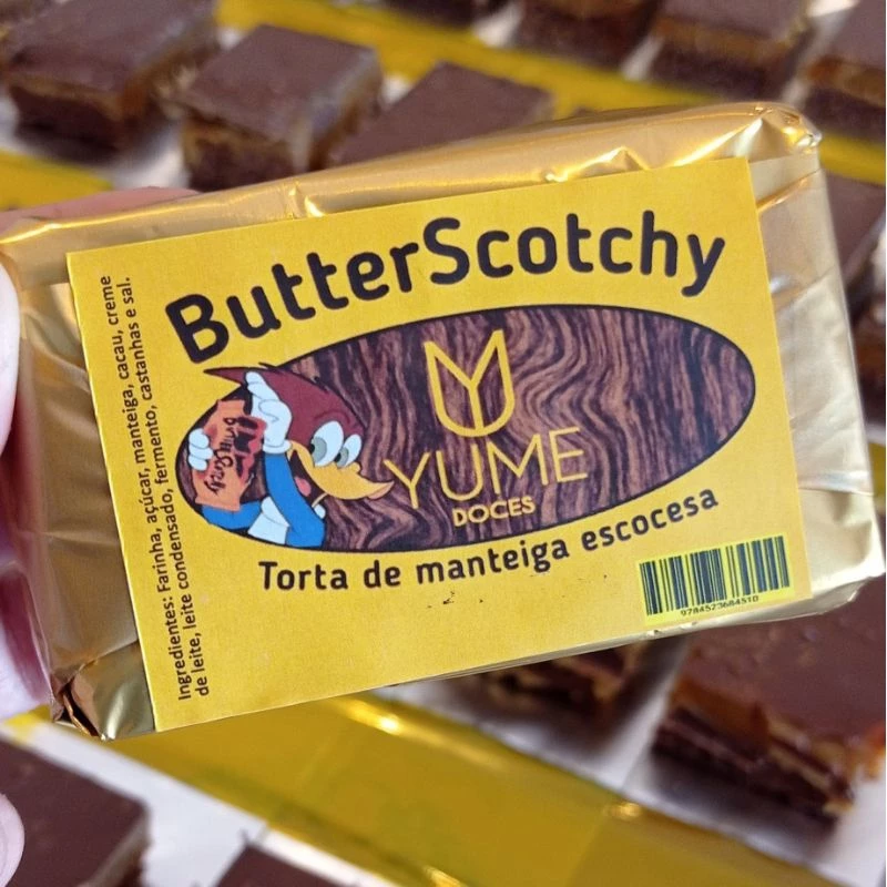 Torta De Manteiga Escocesa 1 Unidade (butterscotchy) Pica-pau