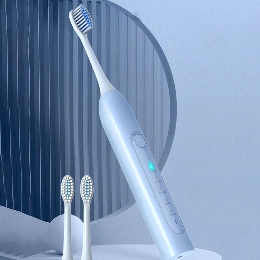 Escova Dental Elétrica Ultrassônica Branqueadora