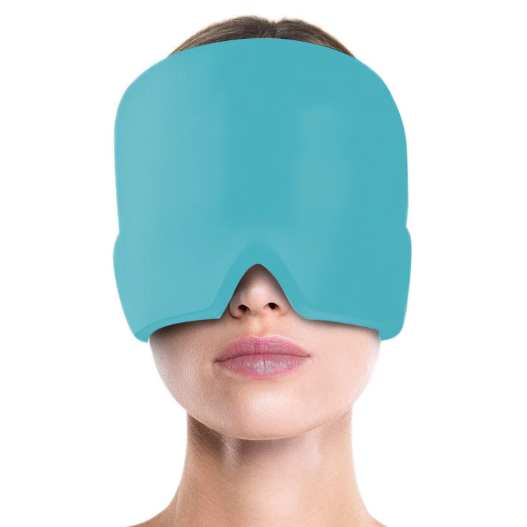 Touca Dor de Cabeça Chapéu De Alívio Da Enxaqueca Máscara De Terapia Fria Quente Confortável