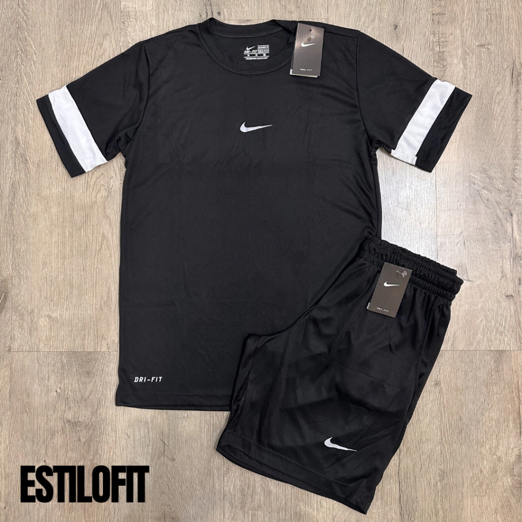 KIT Masculino DRI-FIT Camisa e Short para Academia/Corrida/Treino/Esportes