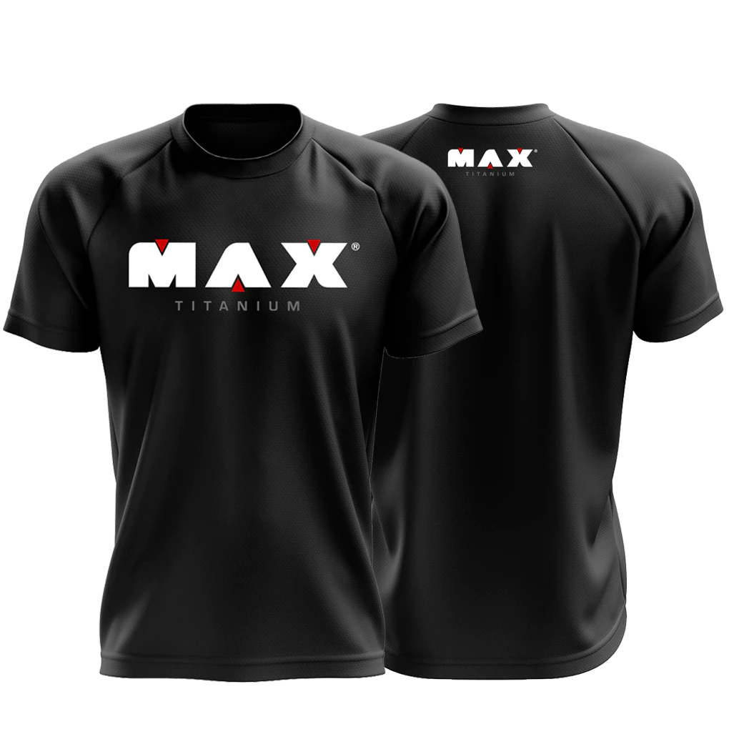 Camiseta Dry Fit Original Masculina Preto - Max Titanium