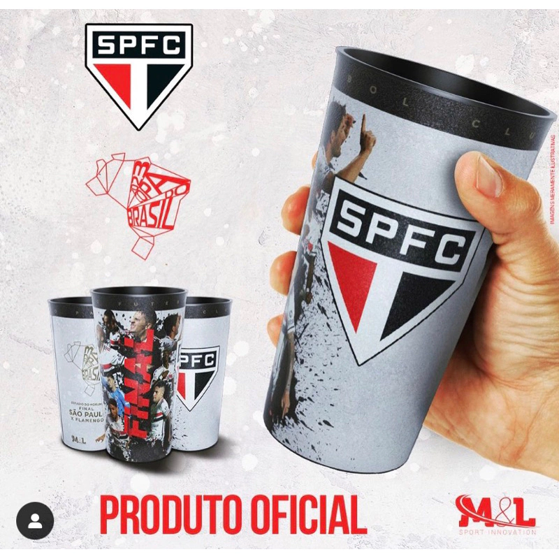 +M+ Copo Cerveja Final Copa do Brasil São Paulo 2023