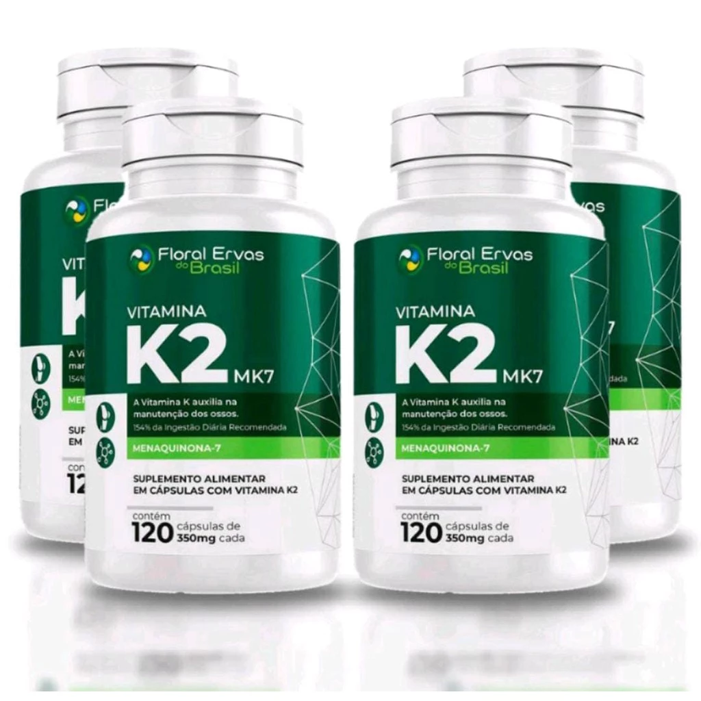 Vitamina K2 Mk-7 120 Cápsulas 350mg - Dr Lair