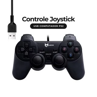 Controle Para Usb Joystick Analógico Com Fio 2.0 Confortável