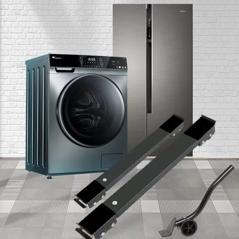 Suporte Universal Ajustável rodinha Para Máquina De Lavar Geladeira Móveis Base