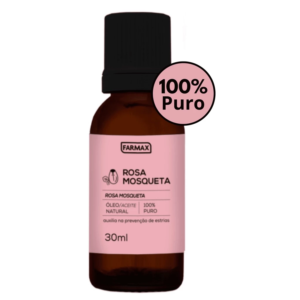 Óleo de Rosa Mosqueta Farmax 30ml - 100% Puro