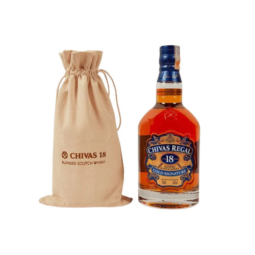 Whisky Chivas Regal 18 Anos + Embalagem Presenteável em Lona