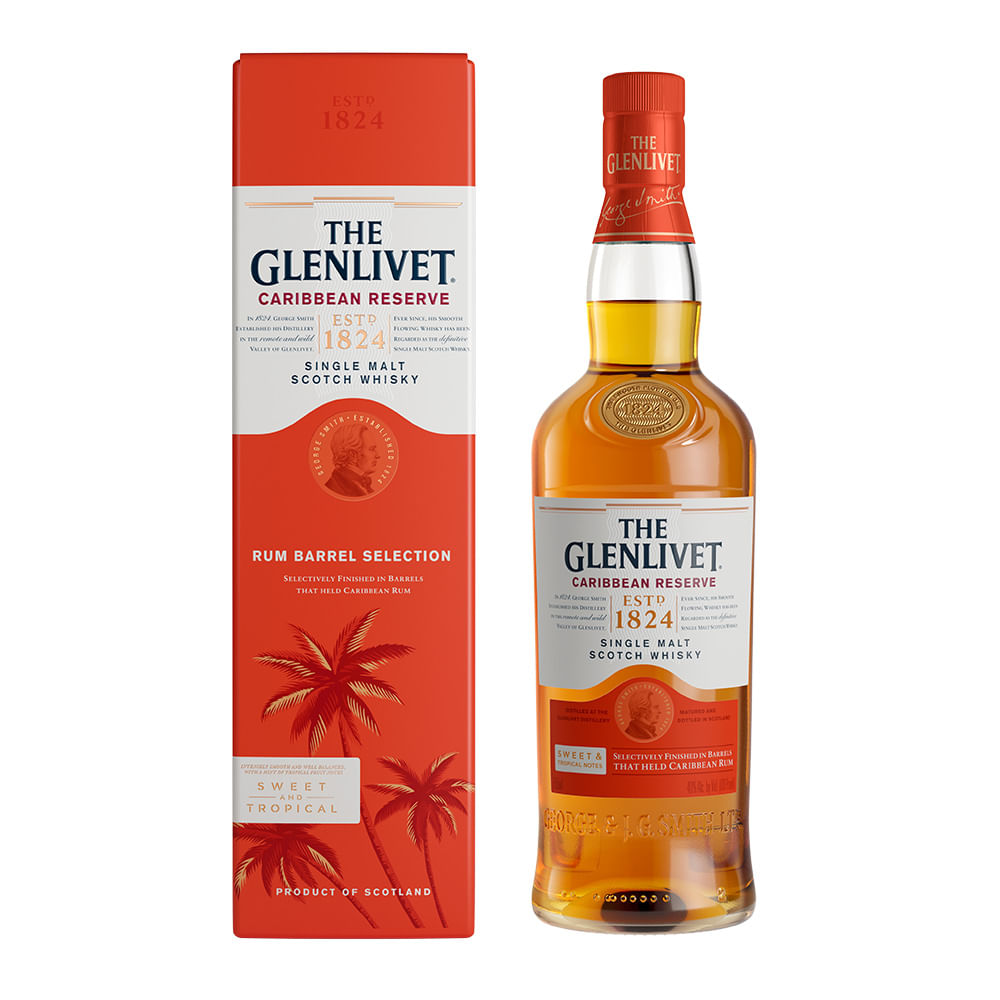 Whisky The Glenlivet Caribbean Reserve Single Malt 750ml