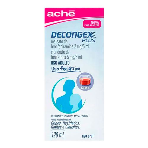 Decongex Plus Aché Xarope - 120ml
