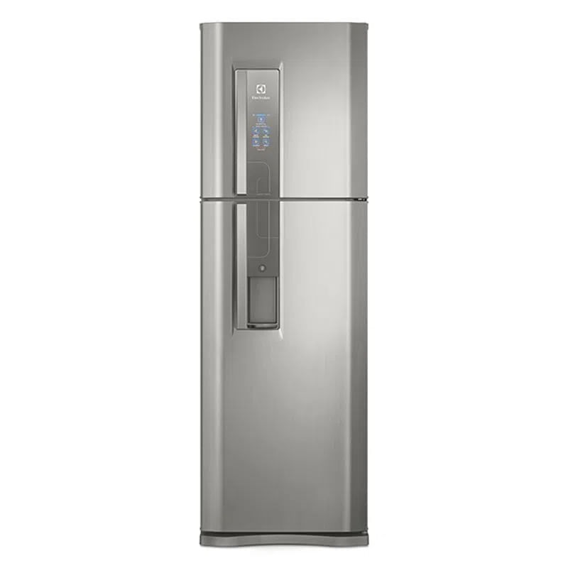 Geladeira Electrolux Top Freezer Com Dispenser De Água Platinum 400 Litros DW44S