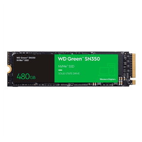 SSD WD Green 480GB SN350 NVMe M.2 2280, Leitura Sequencial até 2.400 MB/s - WDS480G2G0C | 480 GB - 801217