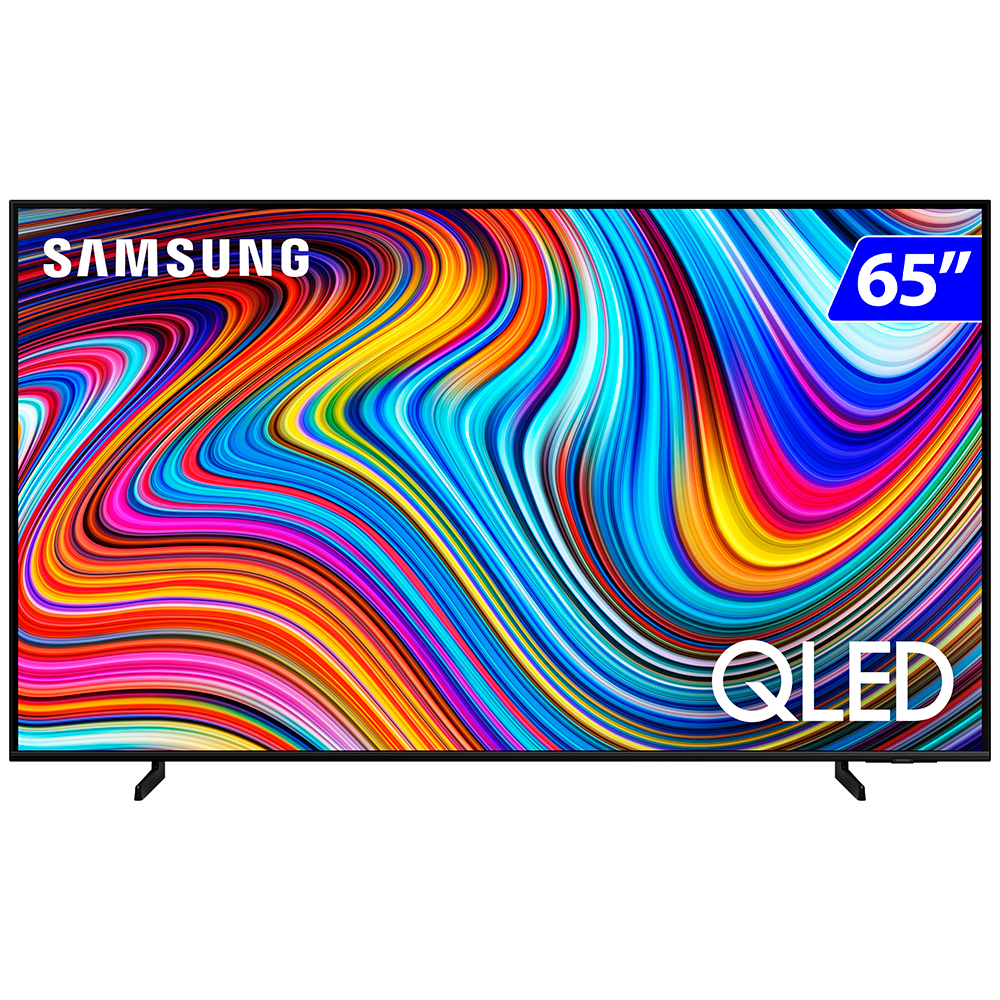Smart TV Samsung 65'' QLED 4K 3 HDMI 2 USB Bluetooth Wi-Fi Gaming Hub Alexa Built in - QN65Q60CAGXZD
