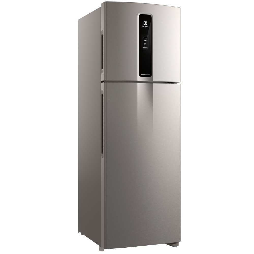 Geladeira Refrigerador Electrolux 390L Frost Free Duplex Inverter If43s - Inox - 110 Volts