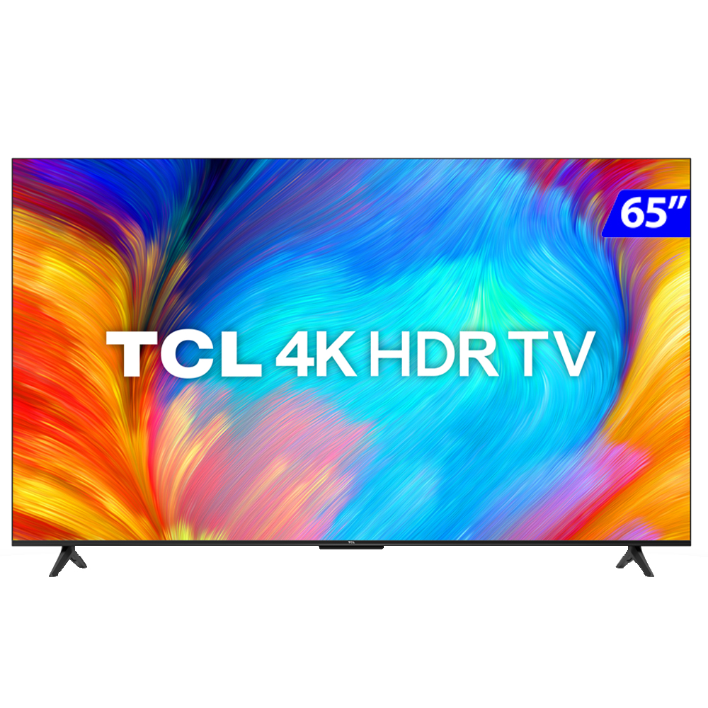 Smart TV 65” UHD 4K LED TCL Wi-Fi - Bluetooth Google Assistente 3 HDMI 1 USB - 65P635