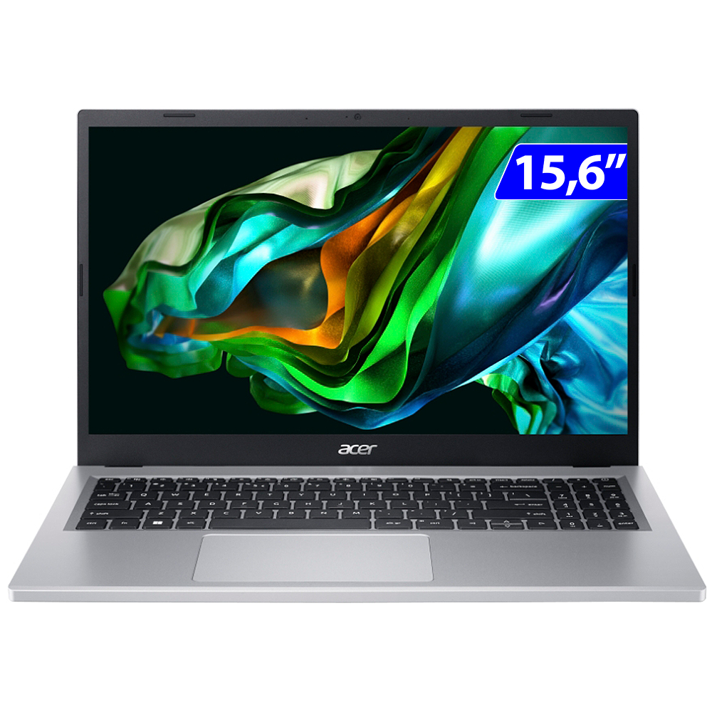Notebook Acer Aspire 3 Amd Ryzen W11 8Gb 256Gb 15.6" A315-24P-R611 - Prata - Prata - Bivolt