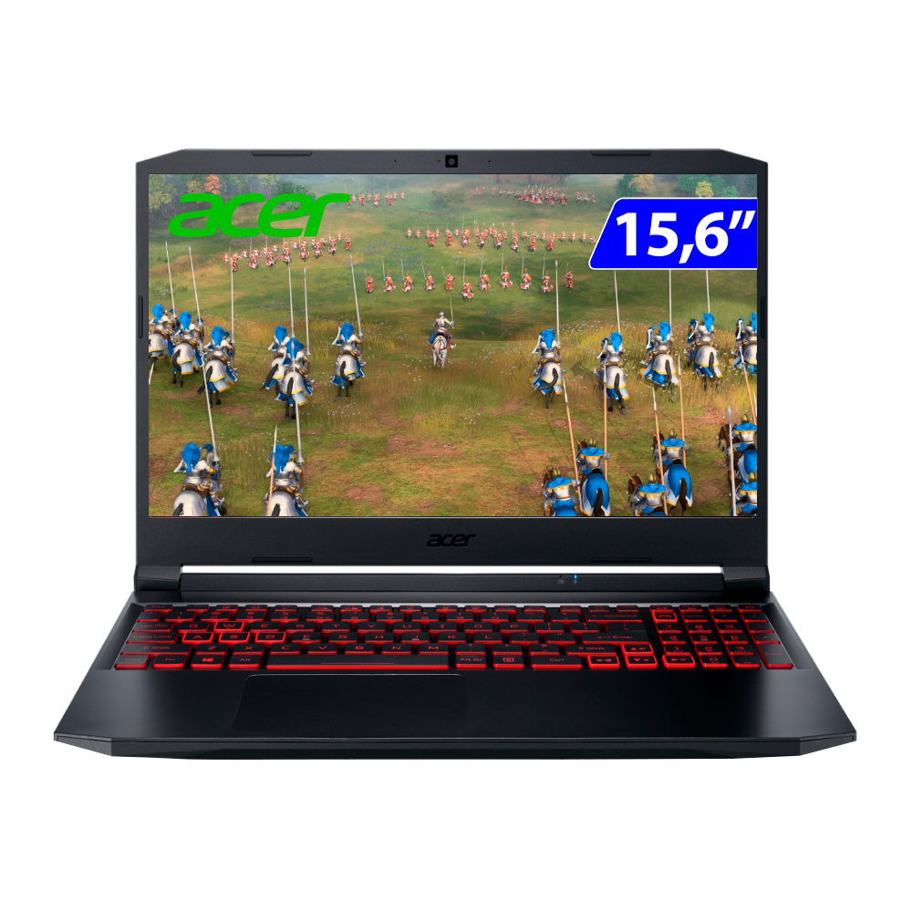 Notebook Gamer Acer Nitro 5 I5 W11 8Gb 512Gb Ssd 15.6" An515-57-59Ht - Preto - Preto - Bivolt