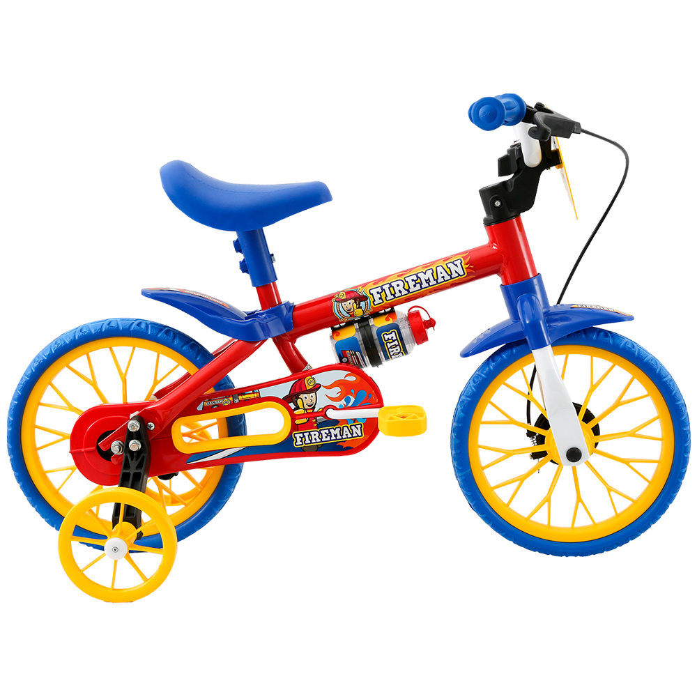 Bicicleta Infantil Aro 12 Fireman Nathor