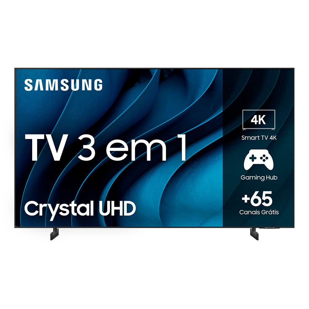 Samsung Smart TV 43" Crystal UHD 4K 43CU8000 2023 Painel Dynamic Crystal Color