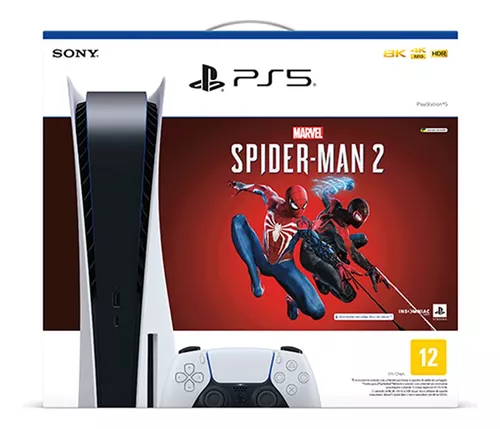 Console Playstation 5 825gb Ssd Spider Man 2