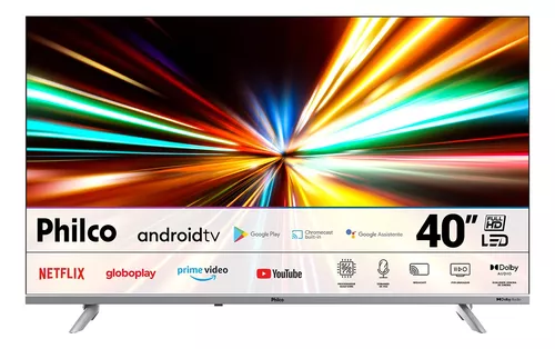 Smart TV Philco 40'' LED Dolby Áudio HDMI - PTV40E3AAGSSBLF
