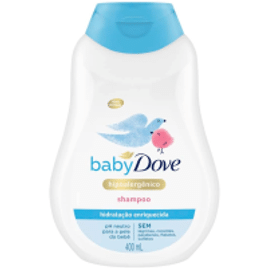 2 Unidades Shampoo Baby Dove Hidratação Enriquecida - 400ml
