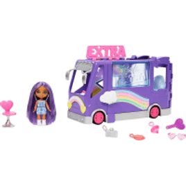 Minis Conjunto De Brinquedo Ônibus Turismo Barbie Extra Mini