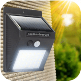 Luminaria Solar Led Luz Automática Sensor De Presença Ip67