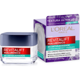 Gel Creme Hidratante Antioleosidade L'Oréal Paris Revitalif Hialurônico
