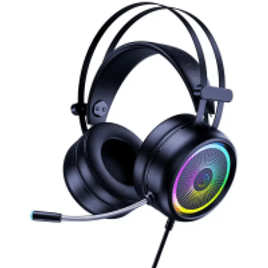 Headphone Gamer LED RGB com Microfone Brazilpc BPC-H1 USB