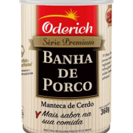Banha Porco Oderich Lata 360 g