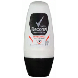 2 Unidades de Desodorante Antitranspirante Rexona Masculino Roll On Antibacterial + Invisible 50ml