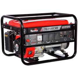 Gerador de Energia 31 Kva a Gasolina Partida Manual Bivolt - Tg3100cxr Toyama
