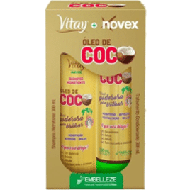 2 Kits Shampoo e Condicionador Novex Óleo de Coco 300ml