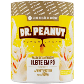 Pasta de Amendoim Com Whey Protein 600g - Dr. Peanut