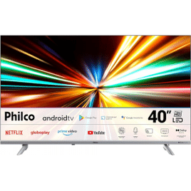 Smart TV 40'' Philco Android TV PTV40E3AAGSSBLF LED Dolby Áudio