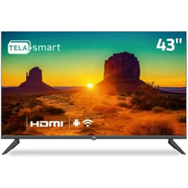 Smart TV HQ 43" Full HD HDR Tela sem Bordas Android 11 Design Slim KDE43GR315LN
