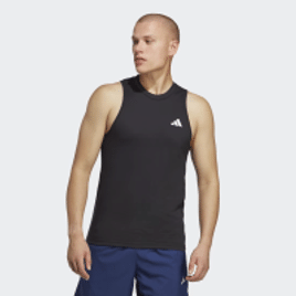 Camiseta sem Mangas Adidas Treino Logo - Masculina