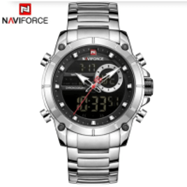 Relógio Naviforce Masculino Quartzo Aço NF9163