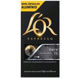 Kit com 120 Cápsulas de Café L'OR Onyx
