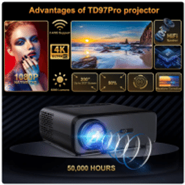 Projetor TD97 Pro ThundeaL Full HD 1920x1080