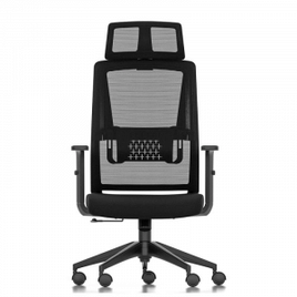 Cadeira Rise Mode Office 03 Até 100Kg Braço 2D Tela Mesh Preto - RM-CO-03-BK
