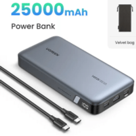 Power Bank 20000mAh PD para Notebook - UGREEN 140W + Cabo tipo C 100W